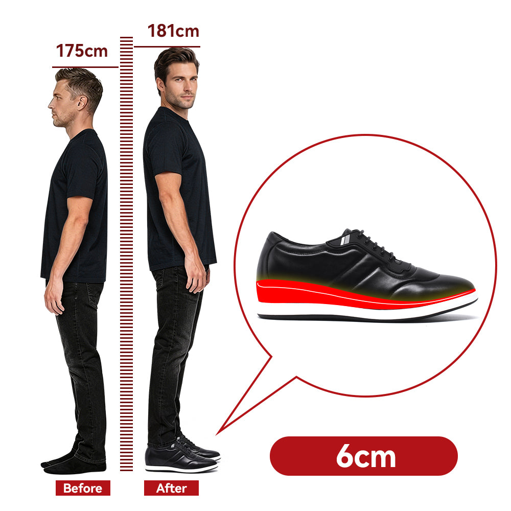 ELEVATOR SHOES CRISTIANO +2.36 INCHES