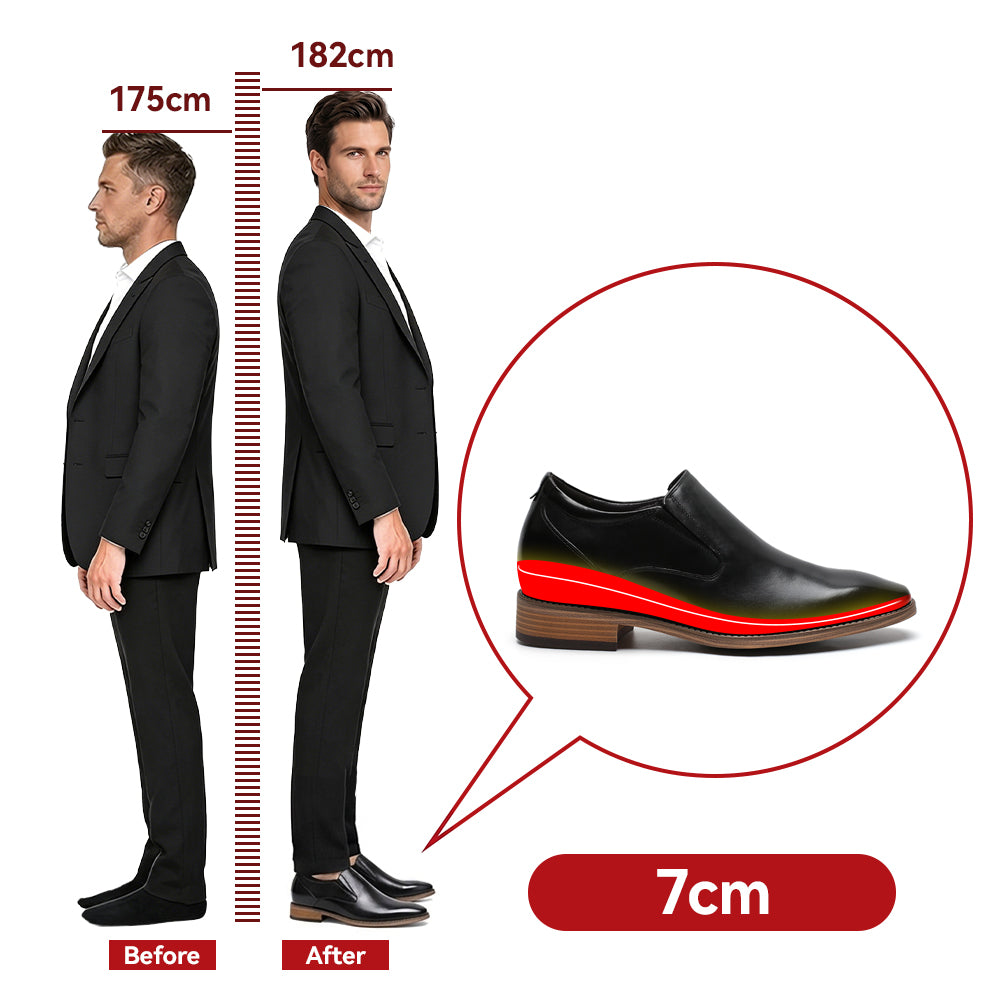 ELEVATOR SHOES OLIVIERO +2.76 INCHES